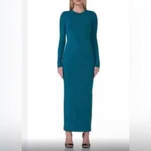 AFRM Teal Long Sleeve Dress